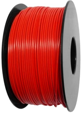 Xenterio 100m auf Kunststoffspule YV Schaltdraht, starr, Draht-Ø 0,50mm, Kupfer verzinnt, Farbe Isolierung rot