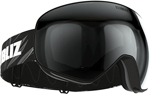 Bliz Floz Skibrille, matt black-brown silver mirror