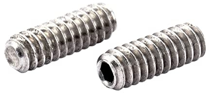 Musiclily Pro 4-40X5/16 Dimensione Pollice Viti di Serraggio ad Esagono Cavo Svasato in Acciaio Inossidabile per Leva Tremolo Push-in stile PRS (Set di 2)
