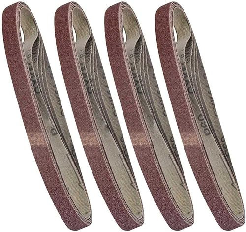 EETools® 20 Mixed Grade Sanding Belts to fit for The Black & Decker Powerfile 13mm x 451m - 5 x 40,60,80 & 120 Grits
