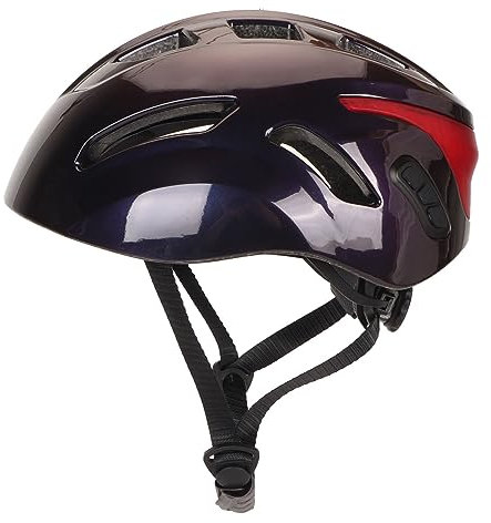 Casque de Vélo Intelligent, Casques Bluetooth avec Lumière, Appel Mains Libres Compatible avec Siri, Interphone 2 à 8 Personnes, Lecture de Musique, Casque de Vélo avec