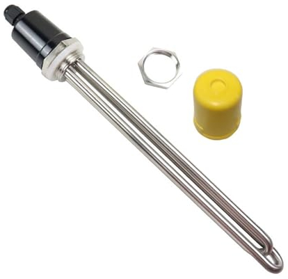 nmbhus Élément Chauffant À Eau DN25 SUS304, Thermoplongeur, 1 BSP, Filetage 32mm, Caloduc Tubulaire, 2,5 Kw/3,5 Kw/4,5 Kw/5,5 Kw (Size : Heater nut, Color : 3.5KW), 1005002708864065