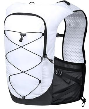 Bolsa de fitness de senderismo para correr, bolsa de hidratación funcional, chaleco de carreras, mochila de chaleco para correr – sendero deportivo de gran capacidad – bolsa de hidratación para