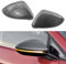 TTCR-II 2 PCS Kompatibel mit VW Golf 7 Golf 7.5 Spiegelkappen 2013‑2018, Ersatz Rückspiegel Abdeckung für Volkswagen Golf Hatchback/Estate/Alltrack Seitenspiegelgehäuse Links + Recht (Kohlefaser)