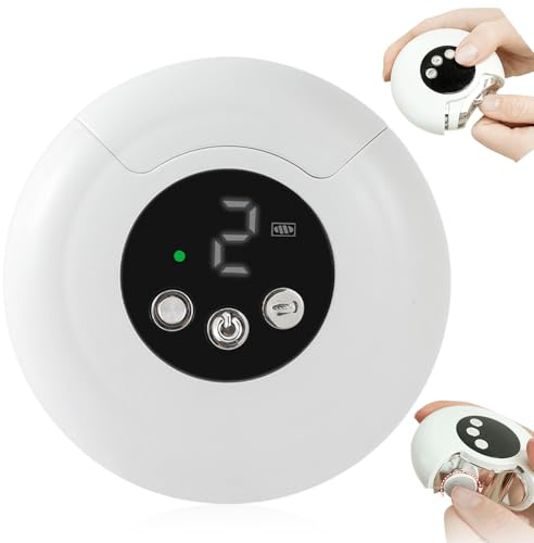 Elektrisk nagelklippare, automatisk nagelklippare bärbar nagelfil, nagelklippare elektrisk för skärning och polering, nagelklippare med ljus säker för spädbarn barn vuxna äldre