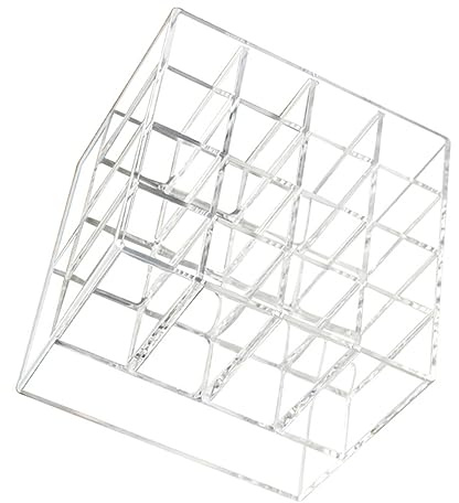 VICASKY 1 Boîte De Rangement Pour Pinceaux De Maquillage Conteneur De Rangement Pour Rouges À Lèvres Organisateur De Rouges À Lèvres Étiqueté Conteneur Organisateurs De Cosmétiques