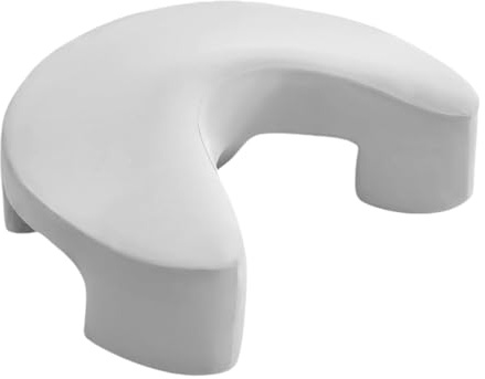 FLCPJGV Cuscino Ergonomico per Dormire Su Un Fianco con Memory Foam E Design Confortevole Adatto per Lettura Guardare Regali, Grigio Chiaro