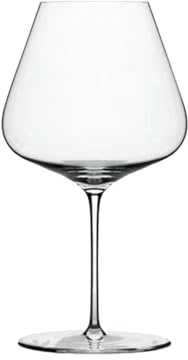 Bicchiere da vino rosso in vetro fatto a mano, ultra sottile, vintage, 960 ml, grande, Burdy-class B.