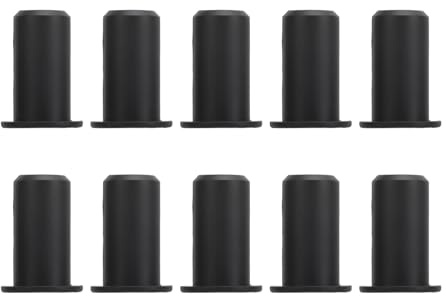 Asixxsix Kit di Instradamento Cavi per Foro a Muro per, Boccole Passanti per Cavo in Silicone da 10 Pezzi Passacavo a Muro per Cavo Serie da 0,75 Pollici di Diametro con Protezione Antipolvere