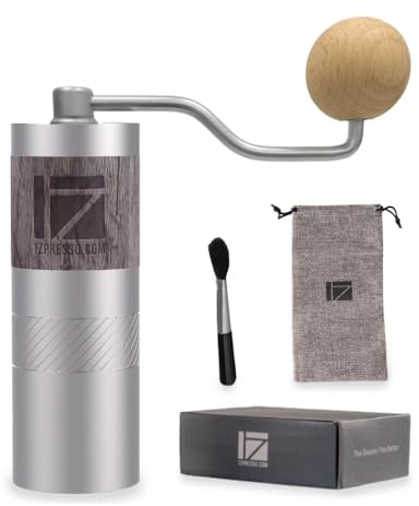 1Zpresso Q Manual Coffee Grinder - Crank Handle with Stainless Steel Conical Burr, Suitable for Drip, French Press, Travel, Camping, Office