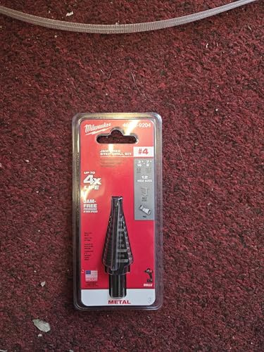 Milwaukee 48-89-9204 Bit 3/16 In. To 7/8 In. Step Drill