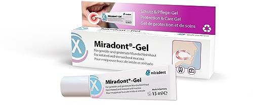 miradent Miradont®-Gel 15 ml | Orales Schutz- und Pflegegel | Versorgung gegen Aphten, Entzündungen & Wunden | ohne Konservierungsstoffe