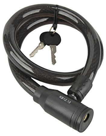 FISCHER 85848 Seilschloss, Länge: 180cm, schwarz , 12 mm