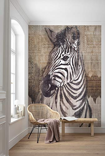 Komar X4-1010 Fotomural, Negro, marrón, Blanco, Größe: 200 x 250 cm