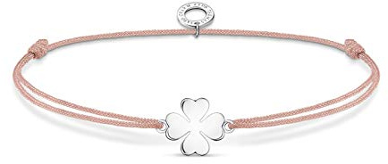 THOMAS SABO Armband Kleeblatt 925 Sterlingsilber, Nylon