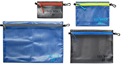 Tatonka Reißverschlusstasche Zip Pouch - Flache, wasserfeste und durchsichtige Dokumententasche in verschiedenen Größen (S, M, L, XL) oder als Set