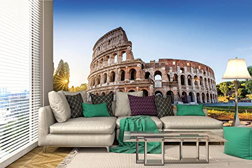 Vlies Fototapete ROM, ITALIEN 375 x 250 cm (inkl. Kleister) - Vlies Tapete, Wandtapete, Wandbilder - Tapete für Wohnzimmer Schlafzimmer, Büro, Küche - Montagefertig