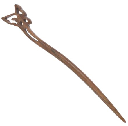 minkissy Horquilla De Madera Vintage Para Mujer Palillos Para El Cabello Con Diseño De Pasador De Moño Para Peinado Diario Bodas Fiesta Y Novia 7.08X0.78X0.31In