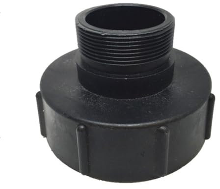 ZDdp IBC Wassertankschlauch-Ablaufadapter S100X8 auf 5,1 cm -Ventiladapter, 1 Stück, Kunststoff