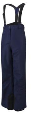Crivit Kinder & Jugendliche Ski Hose Skihose, Girls, wasserabweisendes Obermaterial (146/152, Navy Blau)