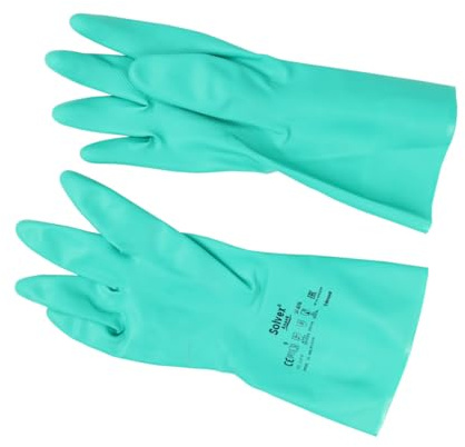 Chemikalienschutz Handschuh Classic für Säurebehandlungen Varroabehandlung Chemie Handschuhe Imkerei Bienen Imker Oxalsäure, L (9)