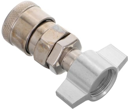 Mipcase Connettore Per Apparecchi Gas Propano Valvola Sgancio Rapido Adattatore Per Tubo Flessibile Del Serbatoio Raccordi Per Connettore Del Gas Propano Sicuro e Anti-perdita Per Barbecue