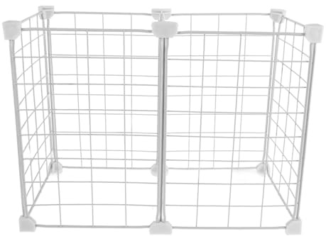 Uonlytech Séparateur De Congélateur En Grille 1 Colonne 2 Compartiments En Métal Robuste Organiseurs Réfrigérateur Optimisation Espace Stockage