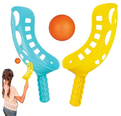 Outdoor Fangspiel-Zwei Spieler Dynamik | Scoop Ball Set Kollisionsresistent | Für Gartenparty Picknick Und Outdoor Sportarten | Geeignet Für Kindergarten Schule Und Freizeit Im Freien