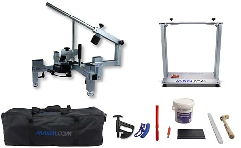 MAX2H® MG-2 Plus Appareil de montage de pneus avec béquille plus et kit de démarrage (poids adhésif noir) et sac
