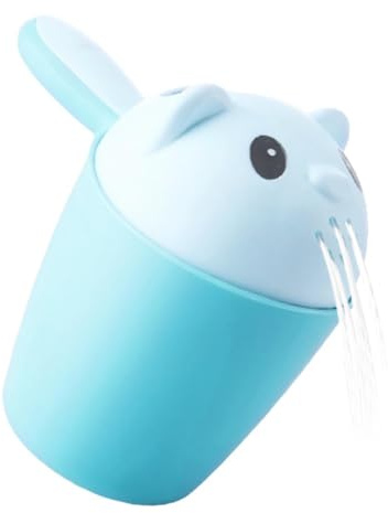 Little Bath Rinse Cup, Bath Rinse Cup Bekväm hårtvättkopp för badvatten | Vattenfall Bath Rinser Schamposkopor Sprinkler Bekväm mjuk silikon BPA-fri Barndusch Hårsköljmedel Tiny Tots Barn Pojkar F