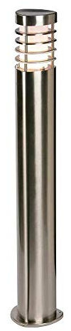 Saxby Bliss 9.2W Brushed Stainless Steel Outdoor Garden Ground Floor LED Bollard Light