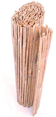 Balkonsichtschutz Bambusmatte Beach 100 x 500cm - Sichtschutzmatte aus Split Bambus, gespaltenen Bambusrohren 1m x 5m