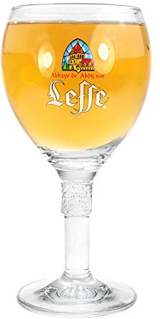 Tuff-Luv - Vaso para pinta de cerveza / vasos / equipamiento de bar, CE, 568 ml, 10 oz, LEFFE Half Pint