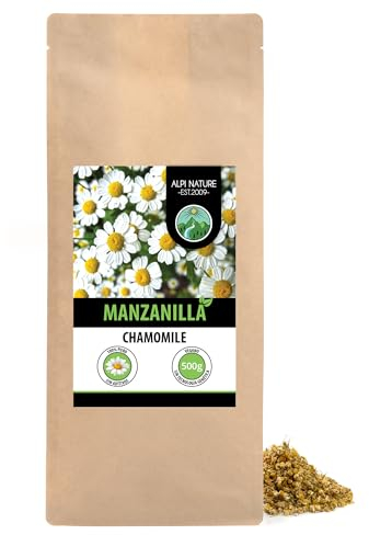 Alpi Nature Chamomile Tea 500g 1.1 lb, Dried Chamomile Flowers, Loose Camomile Tea