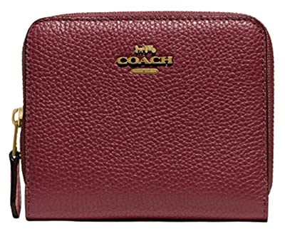Coach Faltportemonnaie, klein, Weinrot Multi 719