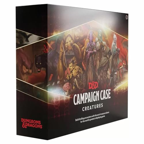 Dungeons & Dragons C99440000 Game Accessory, Campaign Case: Creatures (D and D Accessories), Mult