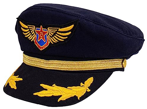 Garneck Piratenhut Aus Baumwolle Marineblauer Matrosenhut Für Junge Mädchen Lustiger Festhut Als Kostümaccessoire Für Halloween Und Rollenspiele Kapitänstauglich Und Robust