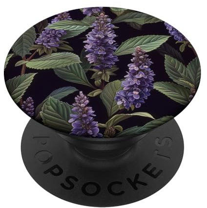 Anise Hyssop Flower Pattern Graphic PopSockets Swappable PopGrip