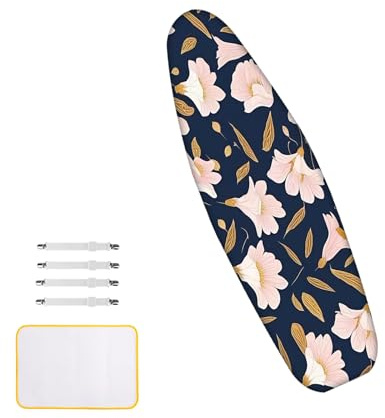 BLEDD Copriasse da stiro extra large, imbottito con cordino elastico, ottima vestibilità sull'asse da stiro, 148 x 58 cm/XL