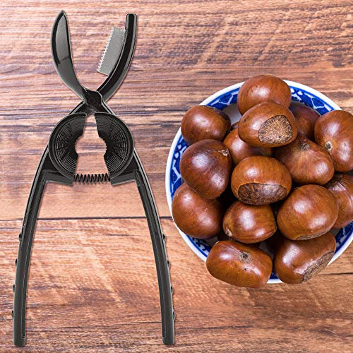 2 in 1 Metal Multi-Function Tongs for Chestnut Cracker and Walnut Opener