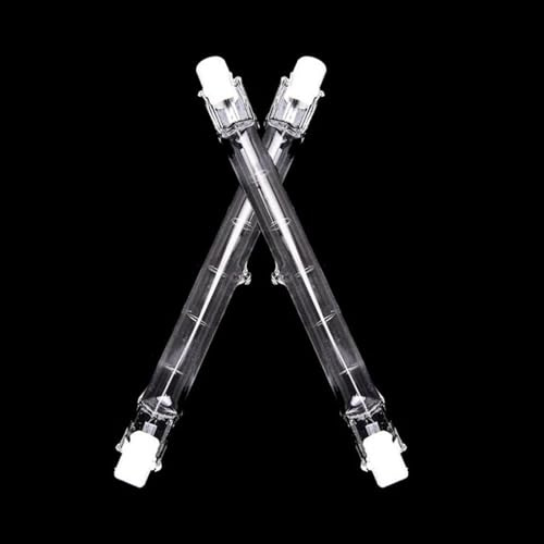 UGEFKMQ R7S 125MM T3 500W Glühbirnen 230V dimmbare Halogenlampen R7S J125 1000W warmweiß für Arbeit, Sicherheit, Landschaft, Stehlampen 1PC 1000W