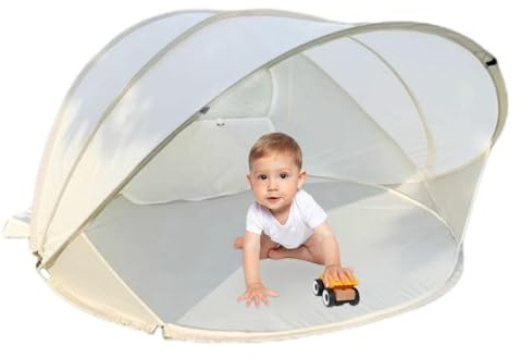 Zunetsutock Toldo de Playa - Estructura Parasol Anti- Grande, Tienda Exterior Impermeable Ultraligera | Solución de sombreado para Actividades al Aire Libre Frente al mar Equipo Plegable