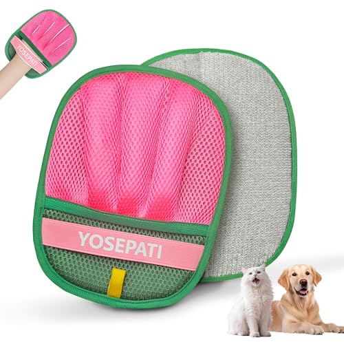 YOSEPATI Yomi Guantes de Cinco Dedos para Eliminar El Pelo de Las Mascotas | Guantes Removedores Pelo Mascotas, para Quitar el Pelo de Gatos y Perros, Quitapelos para Mascotas, Sofá, Alfombras