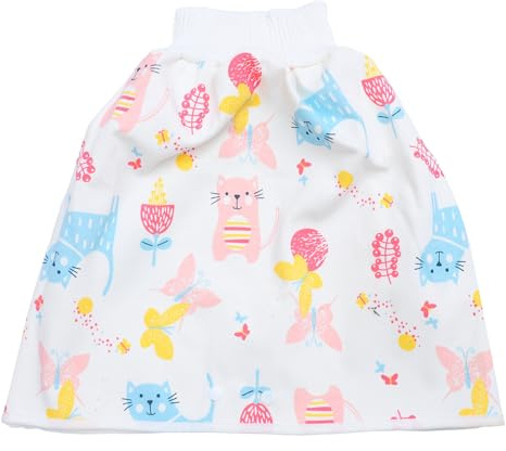 SUPVOX Pantaloni Impermeabili per Gonna Pannolino Traspirante Design Vita Alta Anti-perdita Comodi e Adorabili per Allenamento al Vasino