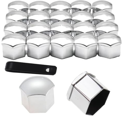 YUZHEDM 20 Pièces Cache Ecrou Cache Écrou 17 mm Cache Boulon Cache Boulon