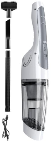Aspirateur voiture 36600 tr/min Rechargeable Filtre HEPA Nettoyeur De | Petit Aspirateur Sans Fil à Main Pour Maison Bureau Tapis Matelas Lit Salon Placard Tissu D'Ameublement