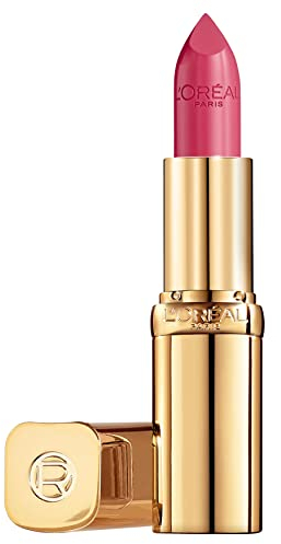 L'Oréal Paris Pflegender Lippenstift mit Satin Finish, Argan-Öl und Vitamin E, Color Riche Satin, Nr. 453 Rose Crème, 1 x 4,3 g