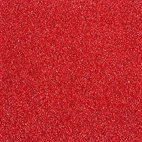 Farbsand, Dekosand, Rot, 0,5mm, 1kg im Beutel, (1,95€ / kg) Season