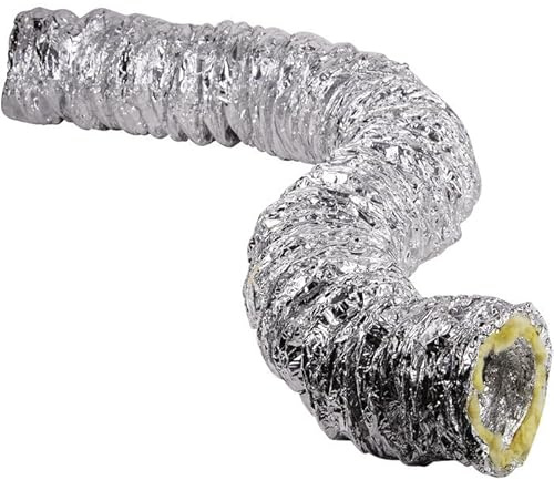 Gaine en aluminium souple isolée - d200 10m - Vortice