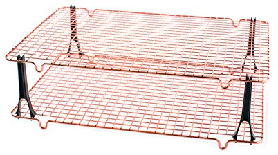 Nordic Ware 43727AMZM Stackable Cooling Racks, 2 Piece, Copper, Aluminum